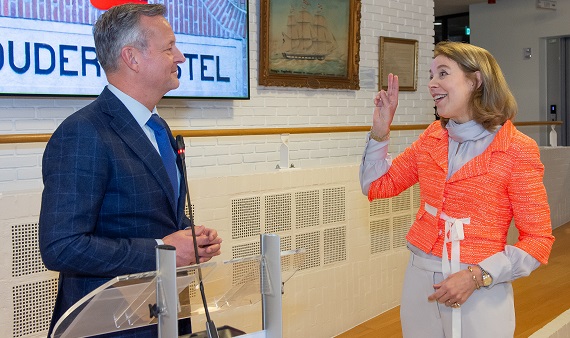 Beëdiging nieuwe burgemeester van Ouder-Amstel